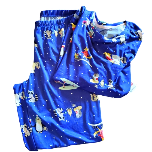 Secret Treasures NWT Long Sleeve Top Elastic Waist Pant Two-Piece PJ Set 1019-20 - Picture 6 of 6